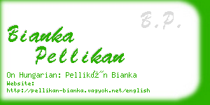 bianka pellikan business card